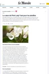 Le cœur de Pink Lady® bat pour les abeilles